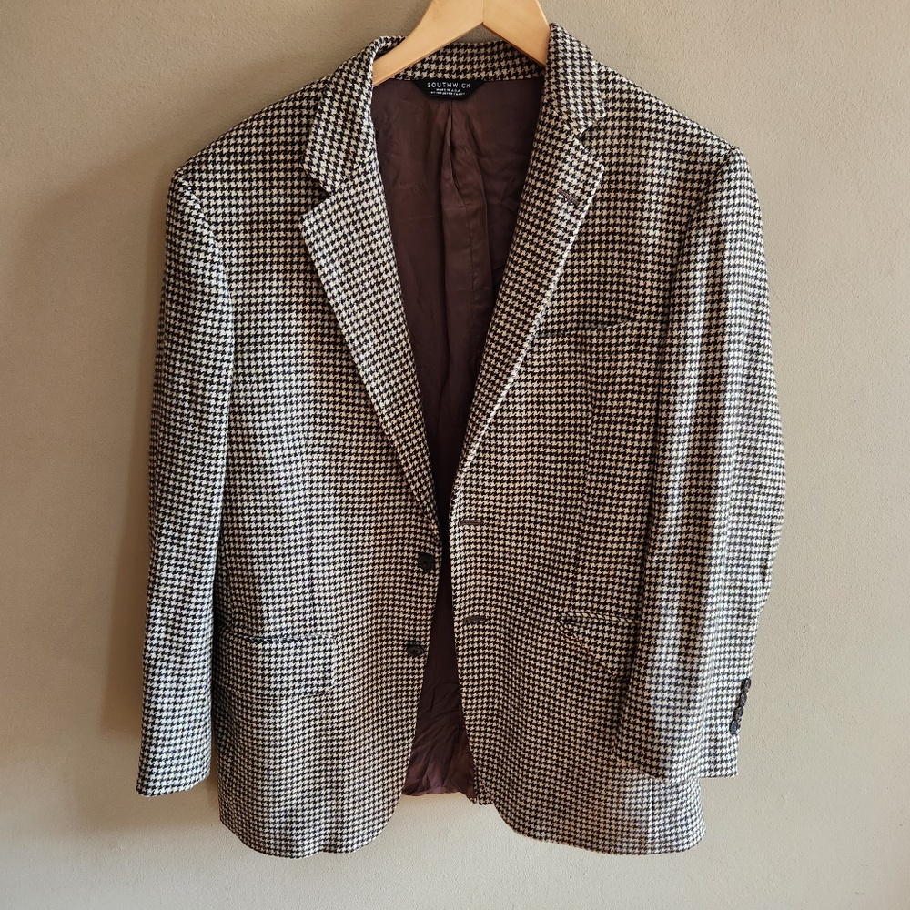 *Vintage houndstooth blazer